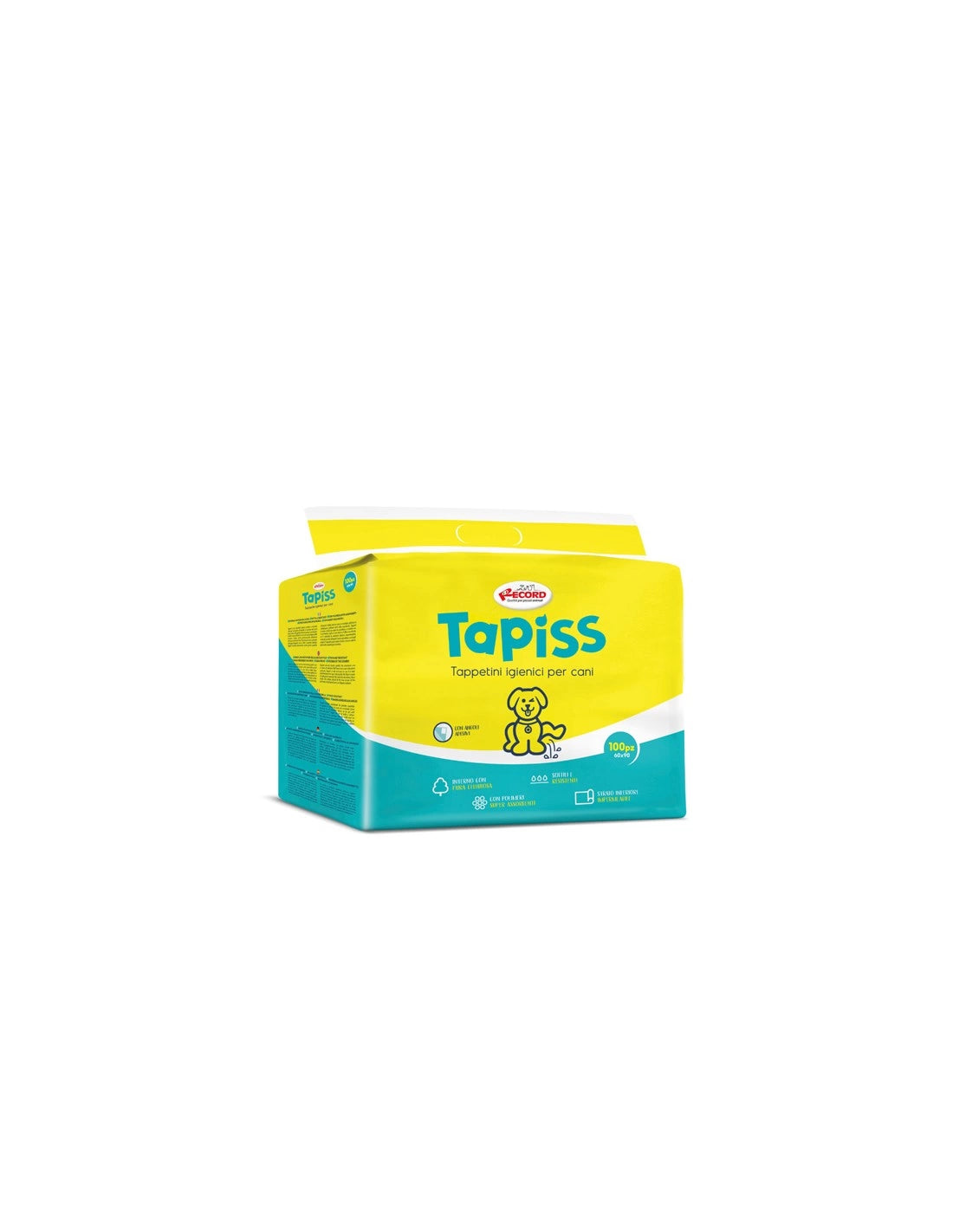 100 Tappetini Igienici per Cani - Record Tapiss 60X90cm 100 Tappetini Igienici per Cani - Record Tapiss 60X90cm